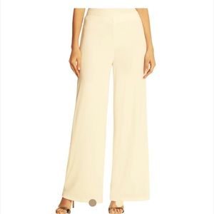 Chico’s travelers palazzo pants lined modern ecru size 2R size L size 12